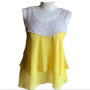 🌸 Love J Sheer Sleeveless Women Blouse Size‎ Medium 🌸
